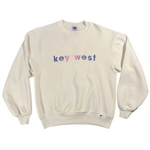 1980s Russell Athletic Key West Crewneck Sweatshirt Womens Medium